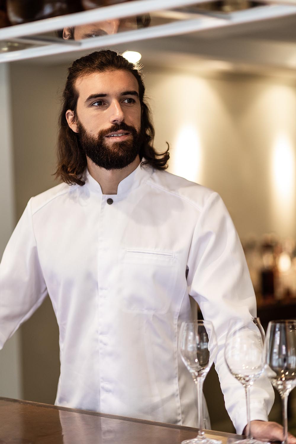 Kokkejakke Herre - Bilde 5