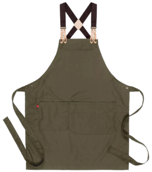 4078 Smekkeforkle - Mørk oliven